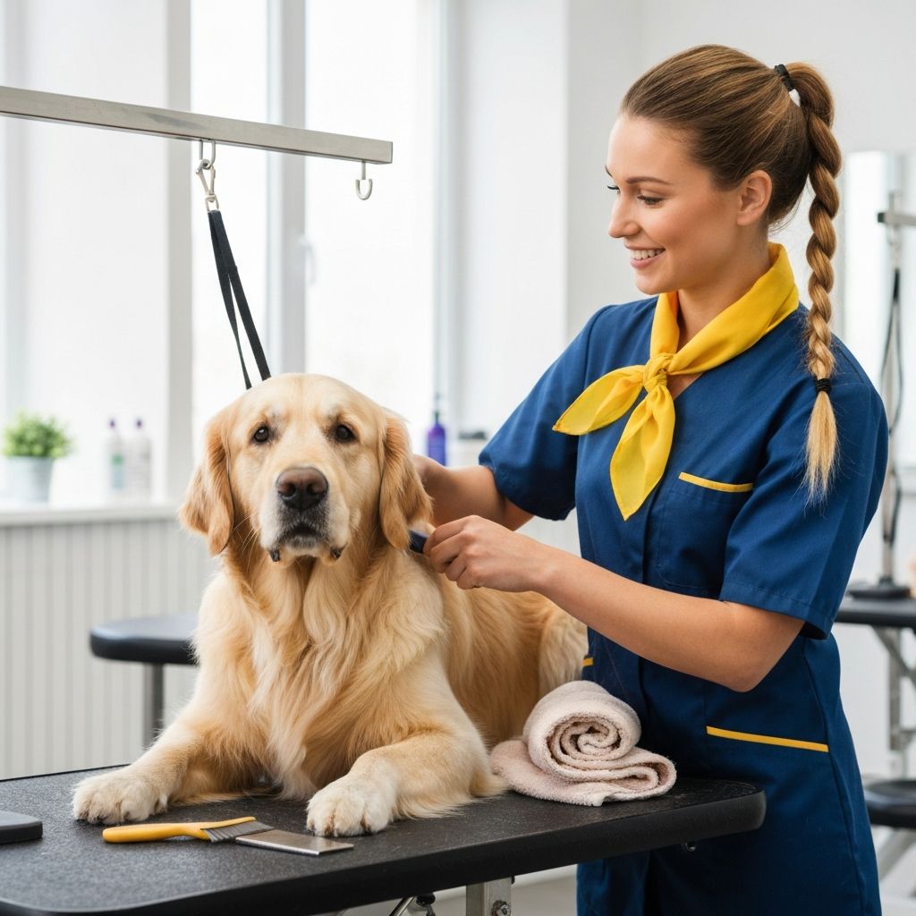 Professional dog grooming at Guru Kripa Dog Salon